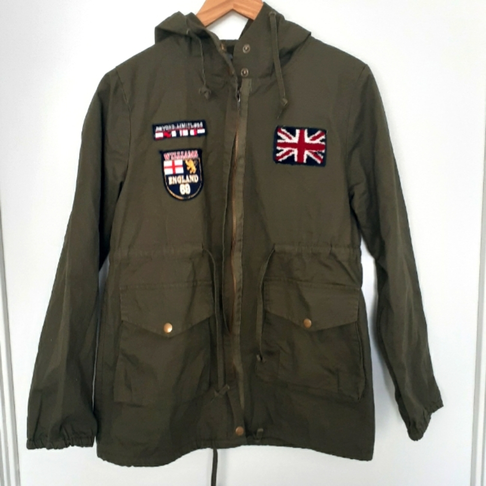 Blue Dog Green Parka Spring/Fall Jacket
